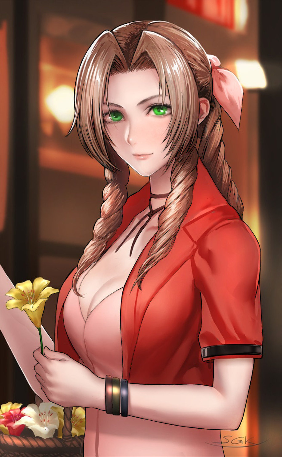 Aerith Gainsborough (Final Fantasy) Rule 34 Image
