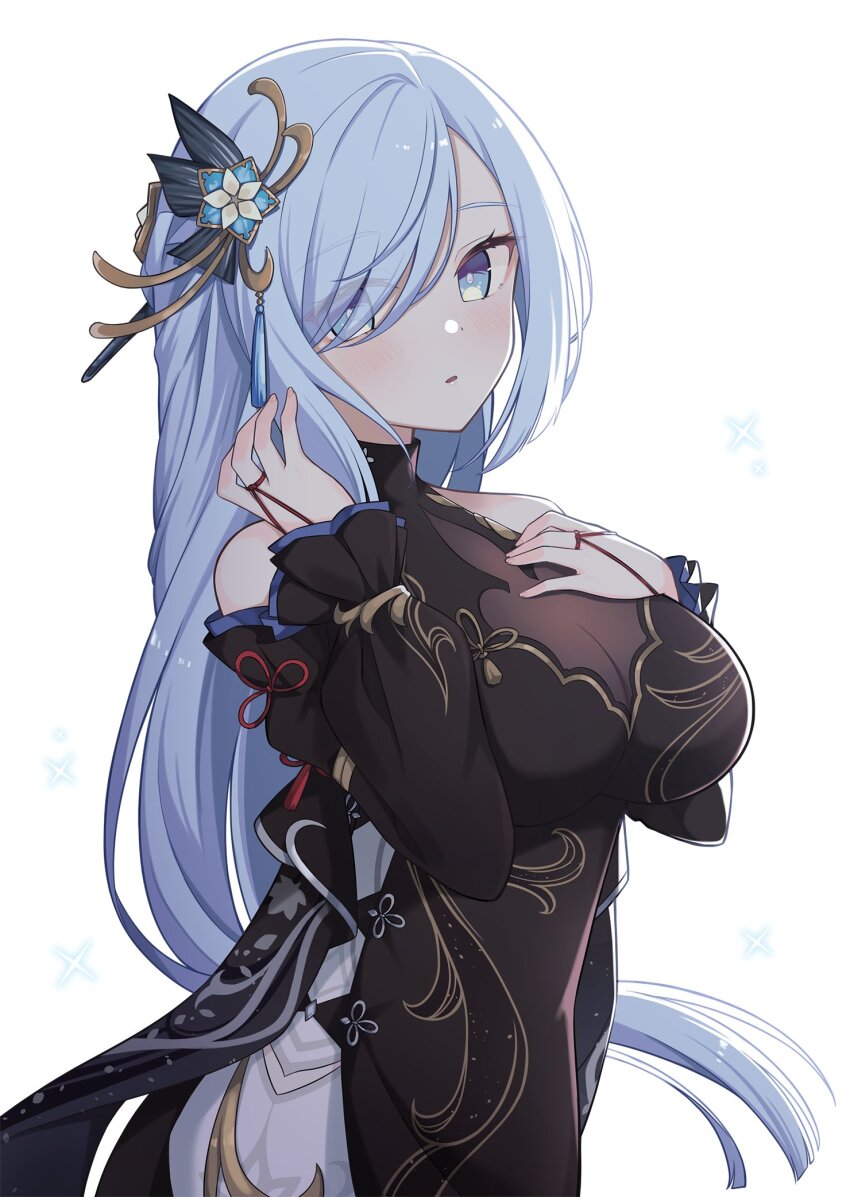 Shenhe (Frostflower Dew) (Genshin Impact) Rule 34 Image