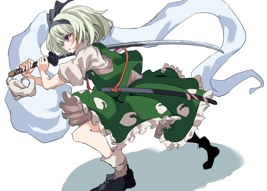 Konpaku Youmu (Touhou) Rule 34 Image