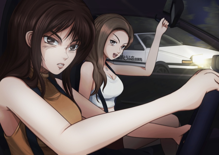 Satou Mako (Initial D) Rule 34 Image
