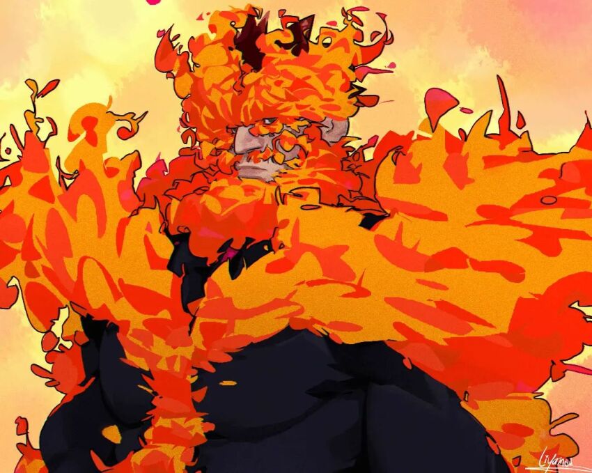 Endeavor (Boku No Hero Academia) Rule 34 Image