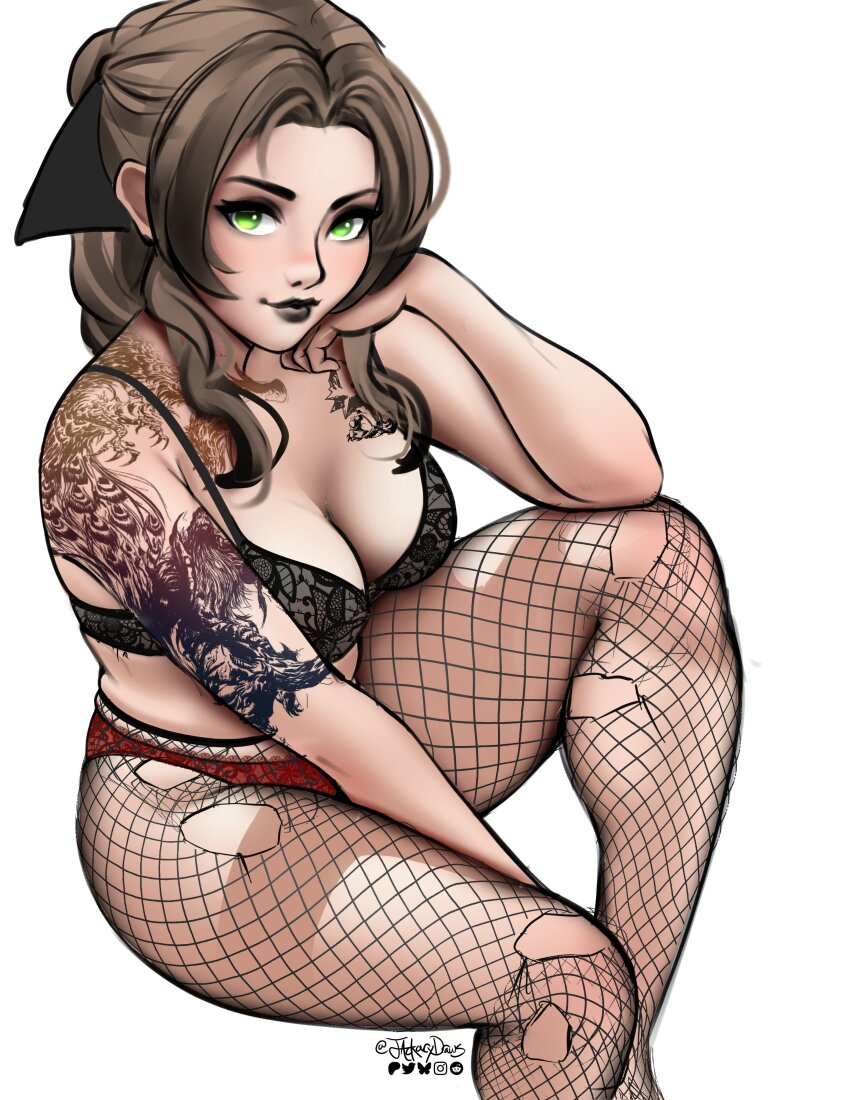 Aerith Gainsborough (Final Fantasy) Rule 34 Image