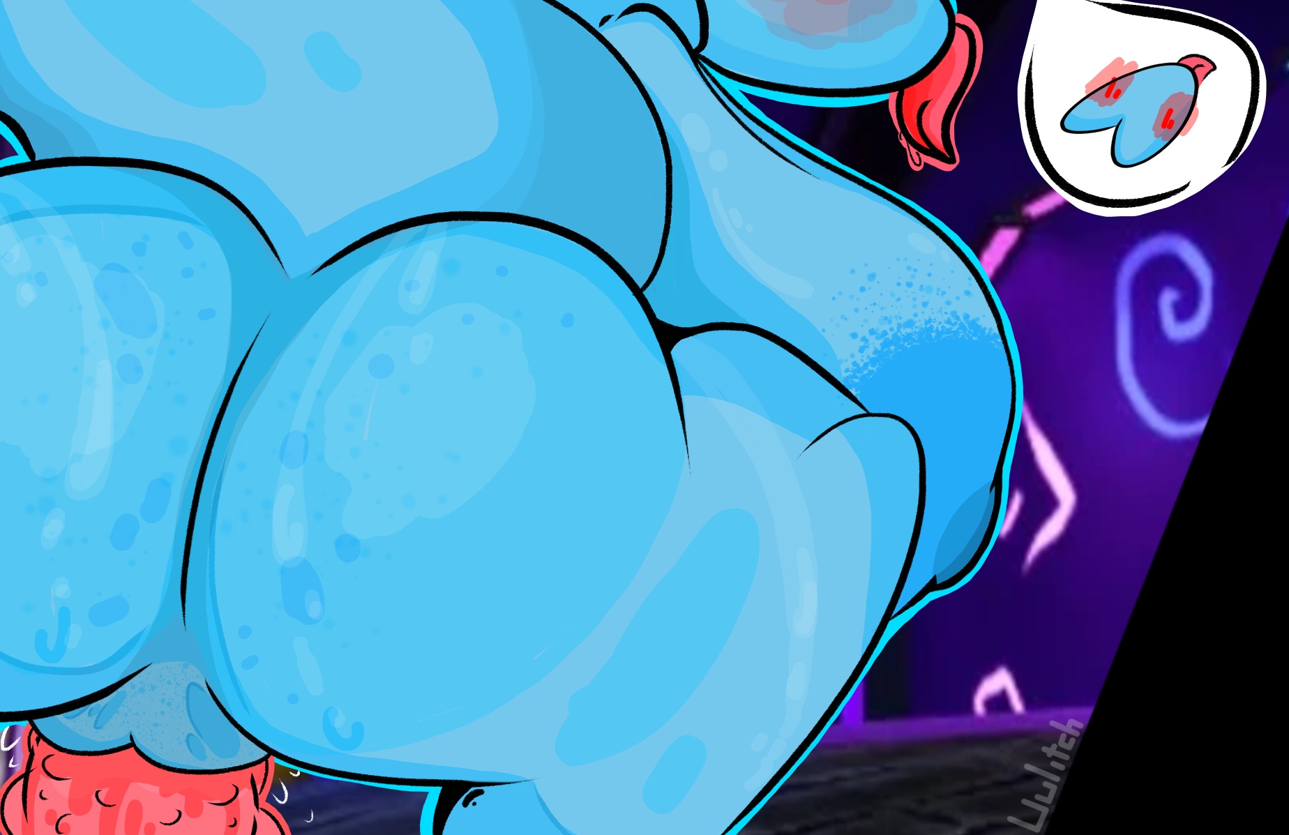 Cyan (Rainbow Friends) Rule 34 Image