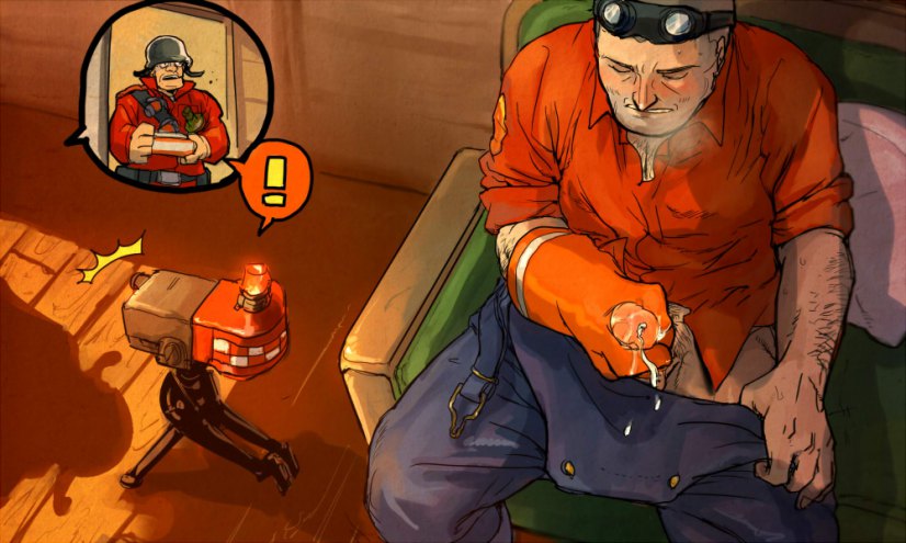 Engineer (Team Fortress 2) Rule 34 Image