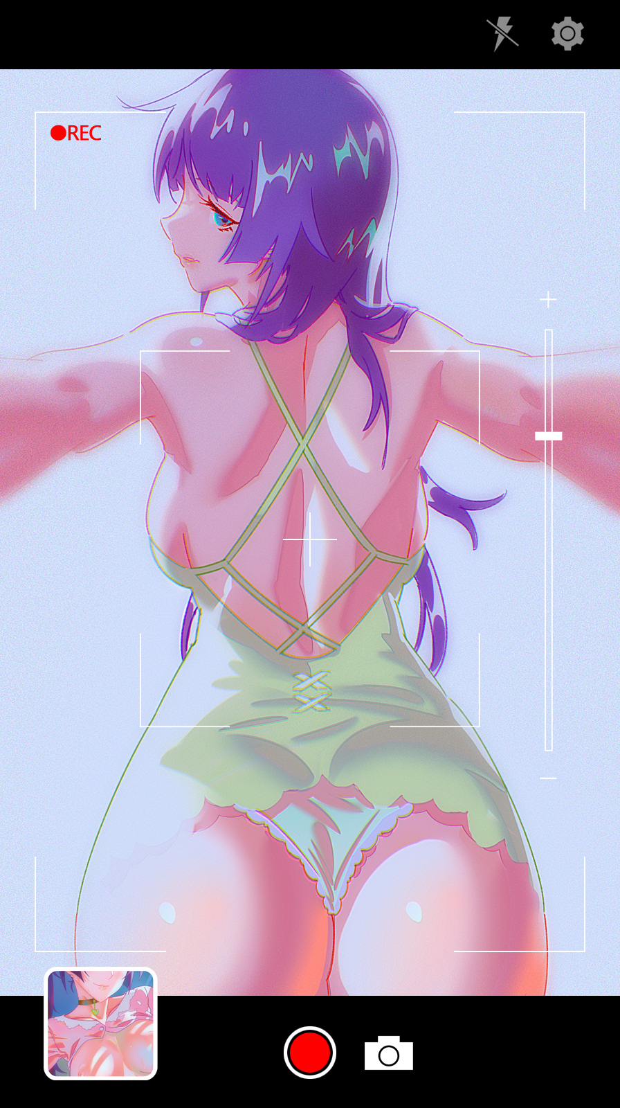 Senjougahara Hitagi (Monogatari (Series)) Rule 34 Image