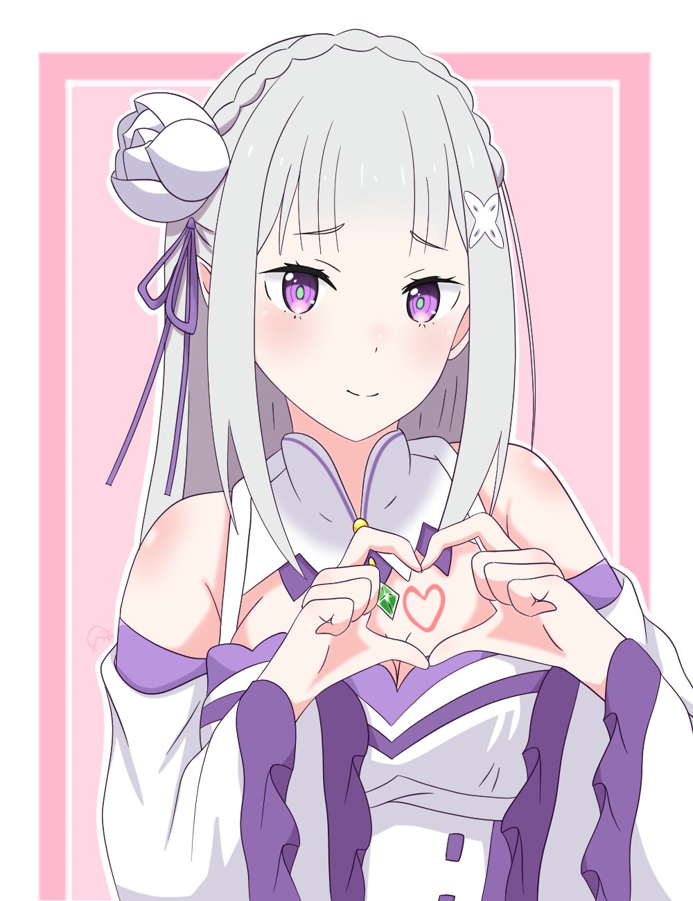 Emilia (Re:Zero) Rule 34 Image
