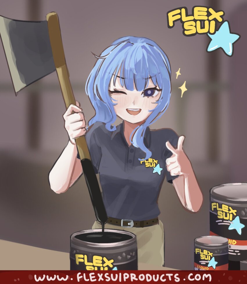 Hoshimachi Suisei (Flex Tape) Rule 34 Image