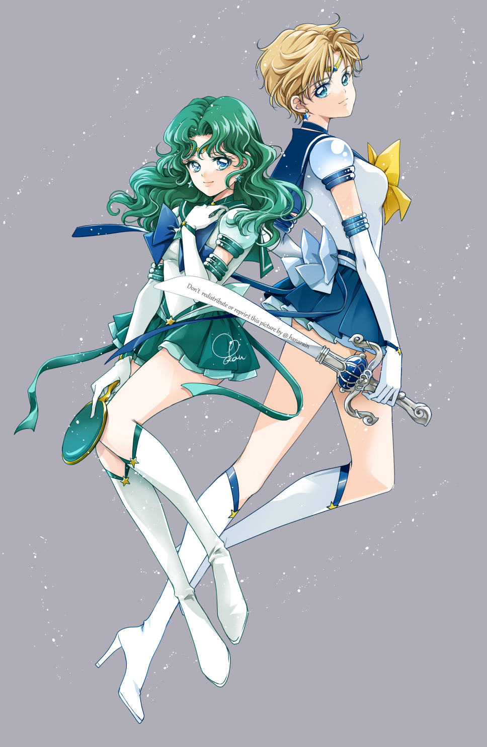 Sailor Neptune (Bishoujo Senshi Sailor Moon) Rule 34 Image