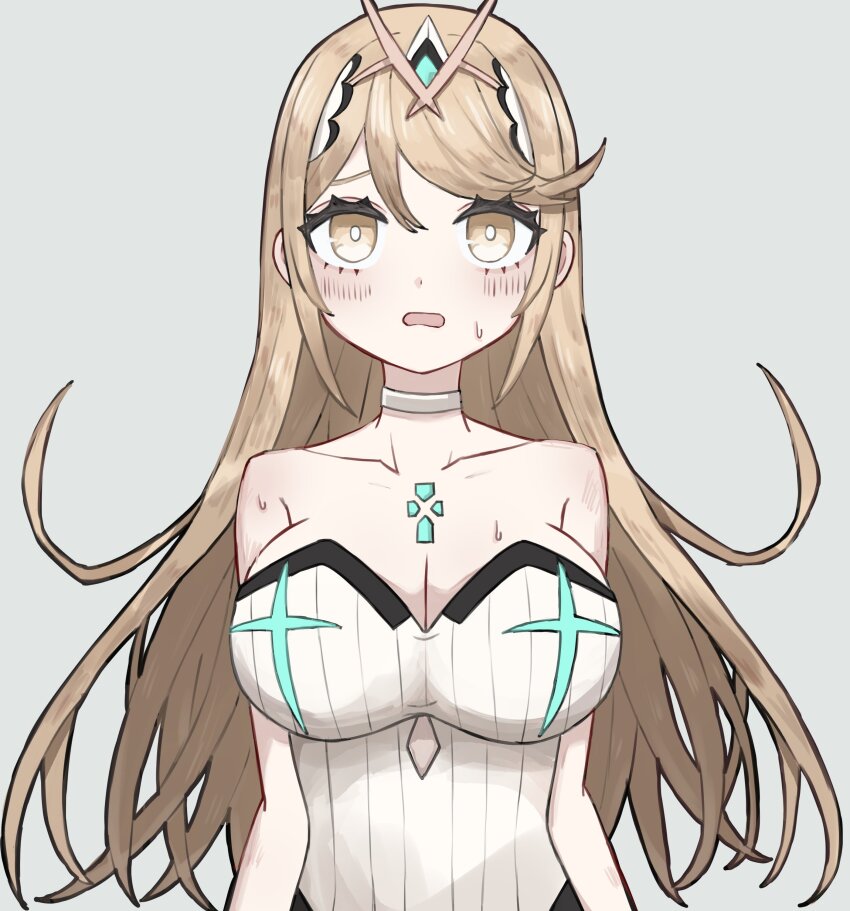 Mythra (Radiant Beach) (Xenoblade) Rule 34 Image