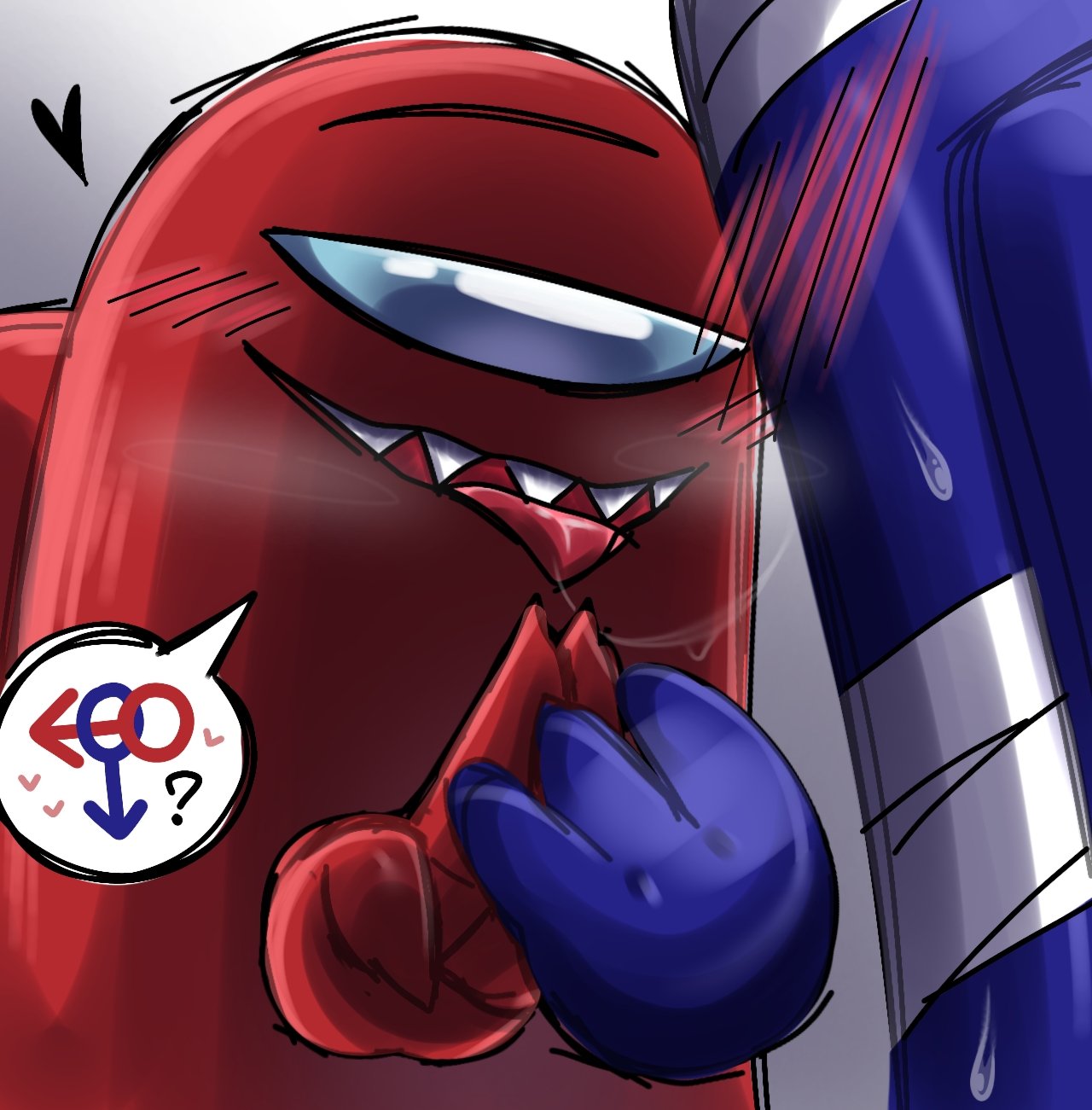 Among Us Blue (Among Us) Rule 34 Image