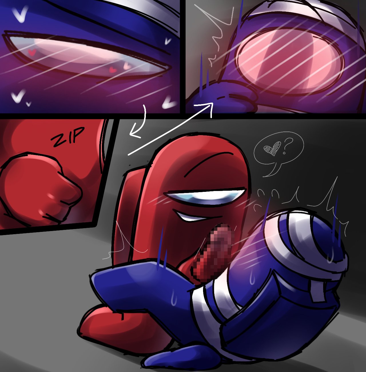 Among Us Blue (Among Us) Rule 34 Image