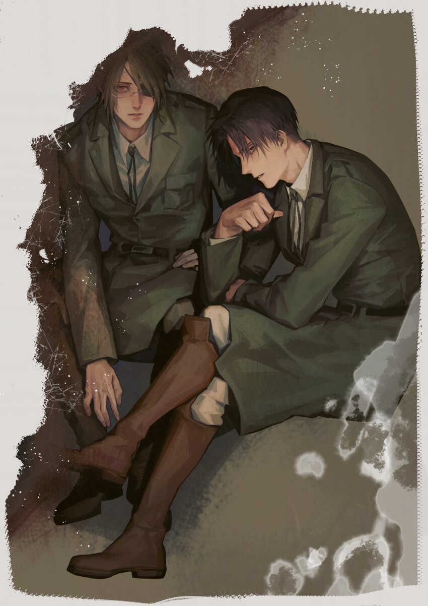 Hange Zoe (Levi (Shingeki No Kyojin)) Rule 34 Image