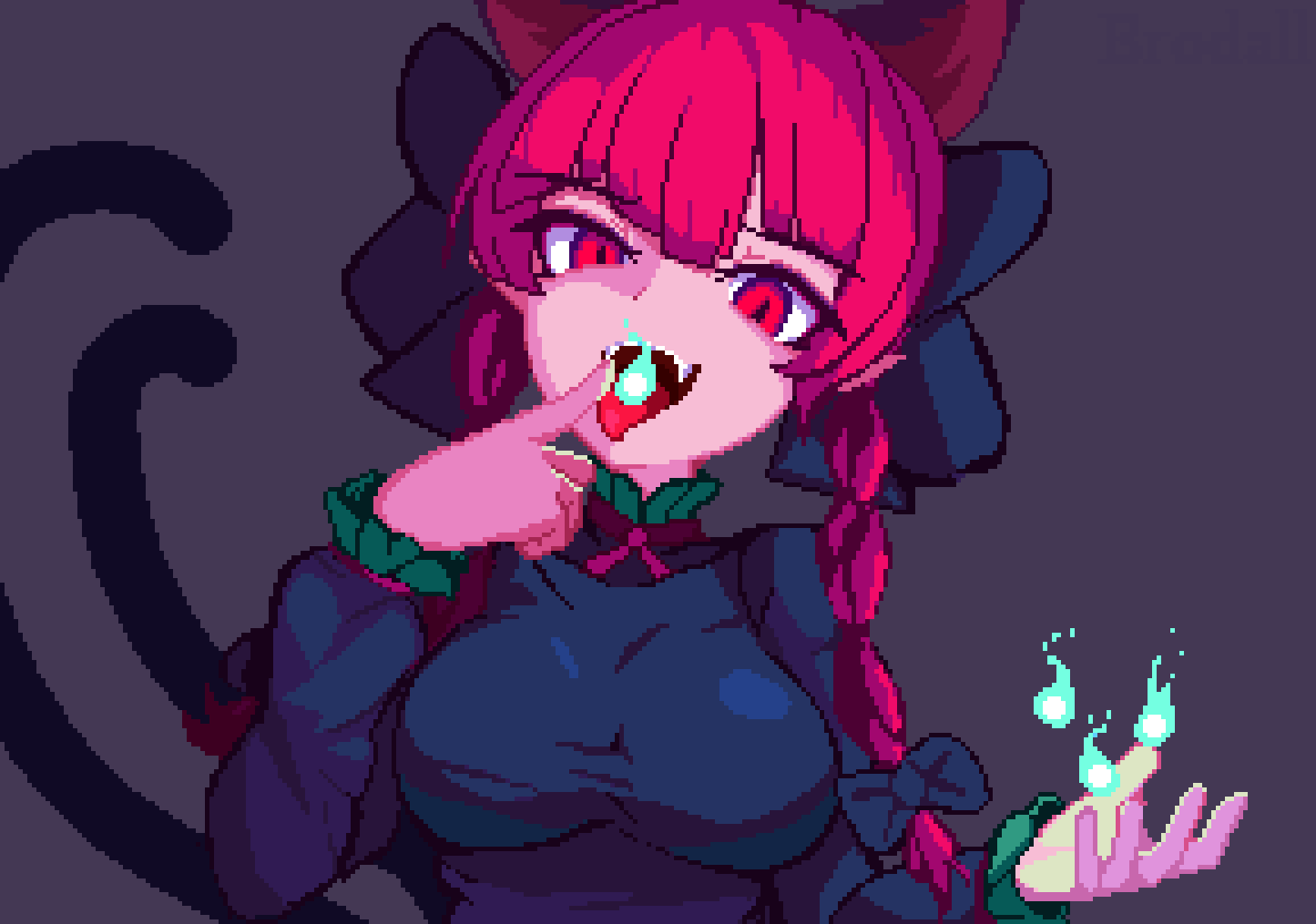 Kaenbyou Rin (Touhou) Rule 34 Image