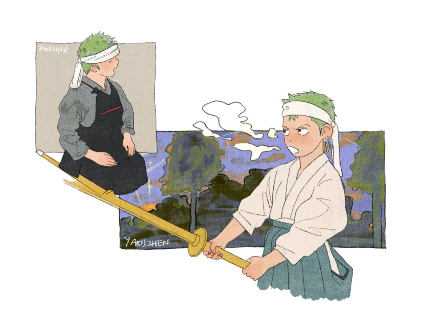 Roronoa Zoro (One Piece) Rule 34 Image
