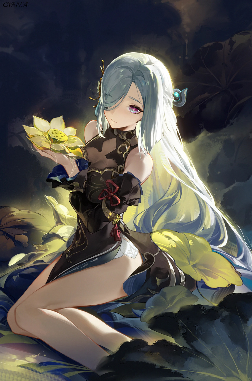 Shenhe (Frostflower Dew) (Genshin Impact) Rule 34 Image