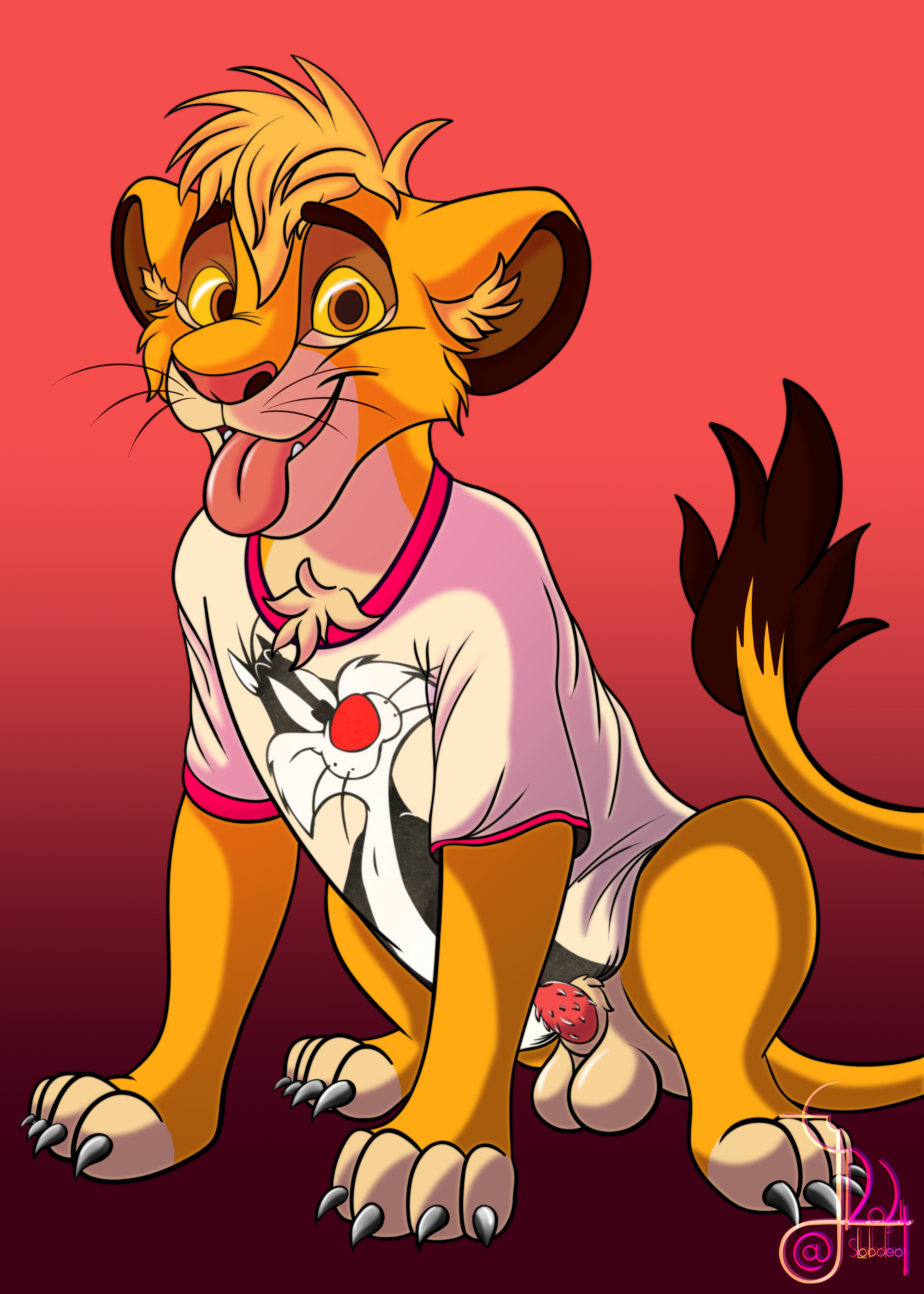 Simba (The Lion King) Rule 34 Image