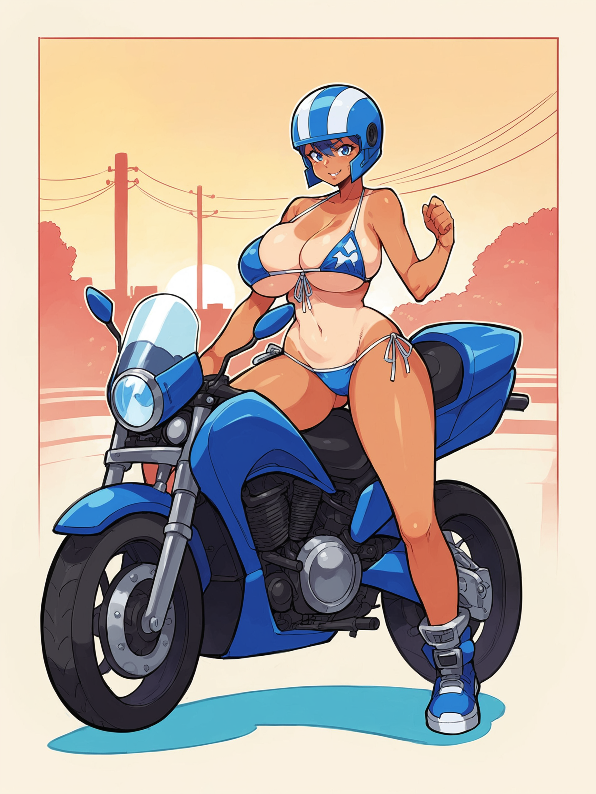Biker Rule 34 Image