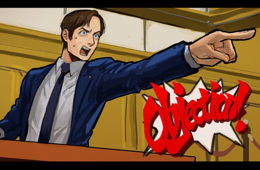 Saul Goodman (Ace Attorney) Rule 34 Image