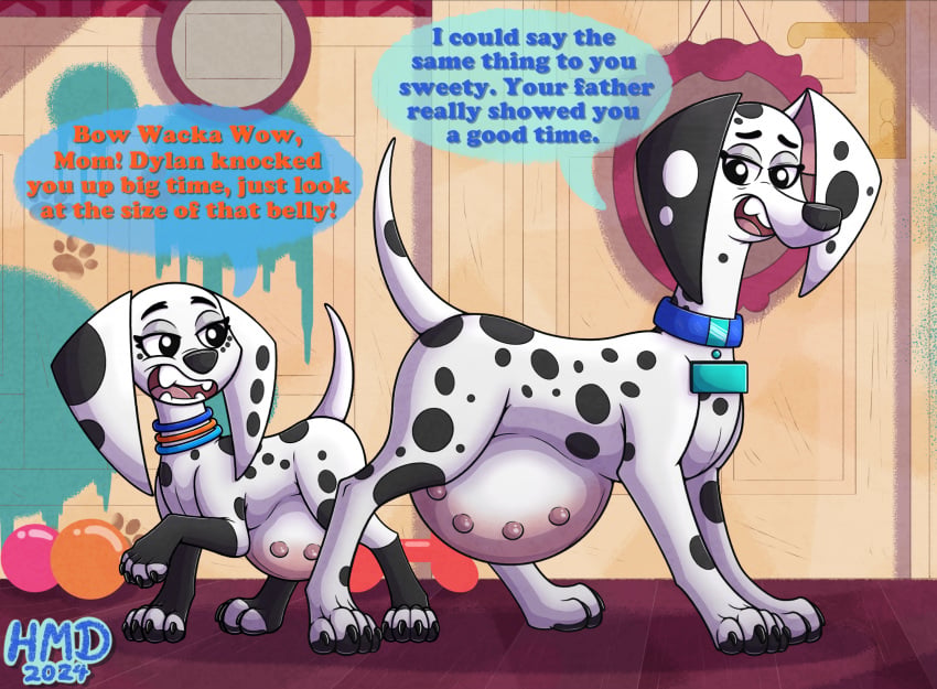 Delilah (101 Dalmatians) Rule 34 Image