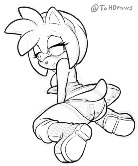 Amy Rose (Sega) Rule 34 Image