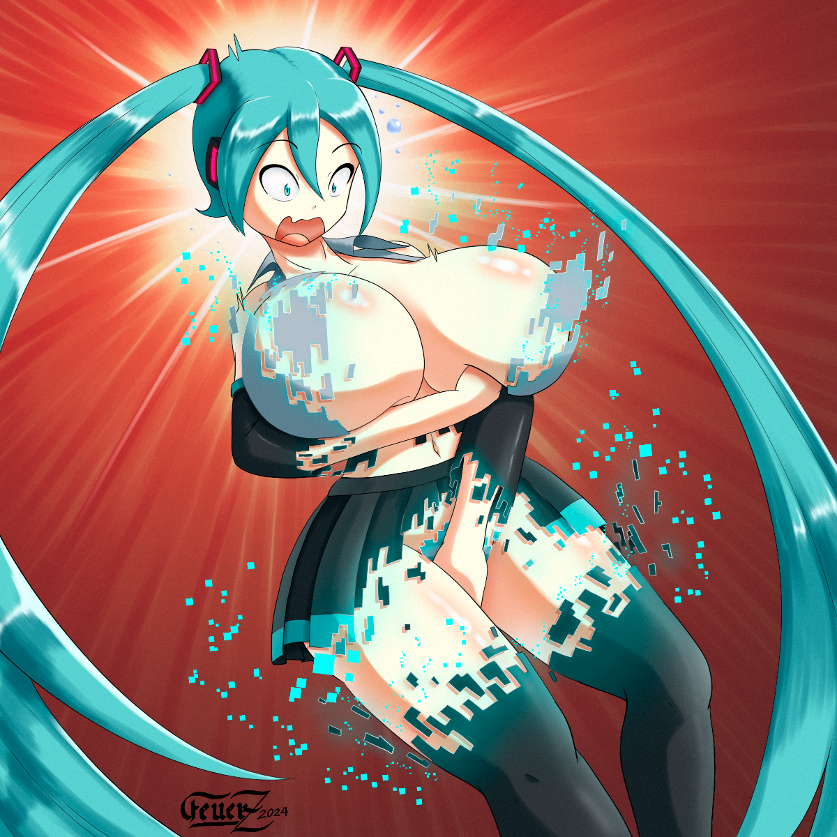 Hatsune Miku (Vocaloid) Rule 34 Image