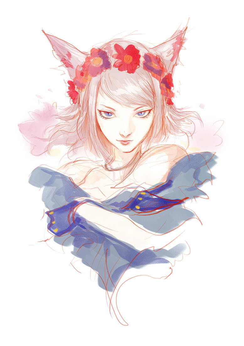 Miqo'Te (Final Fantasy) Rule 34 Image