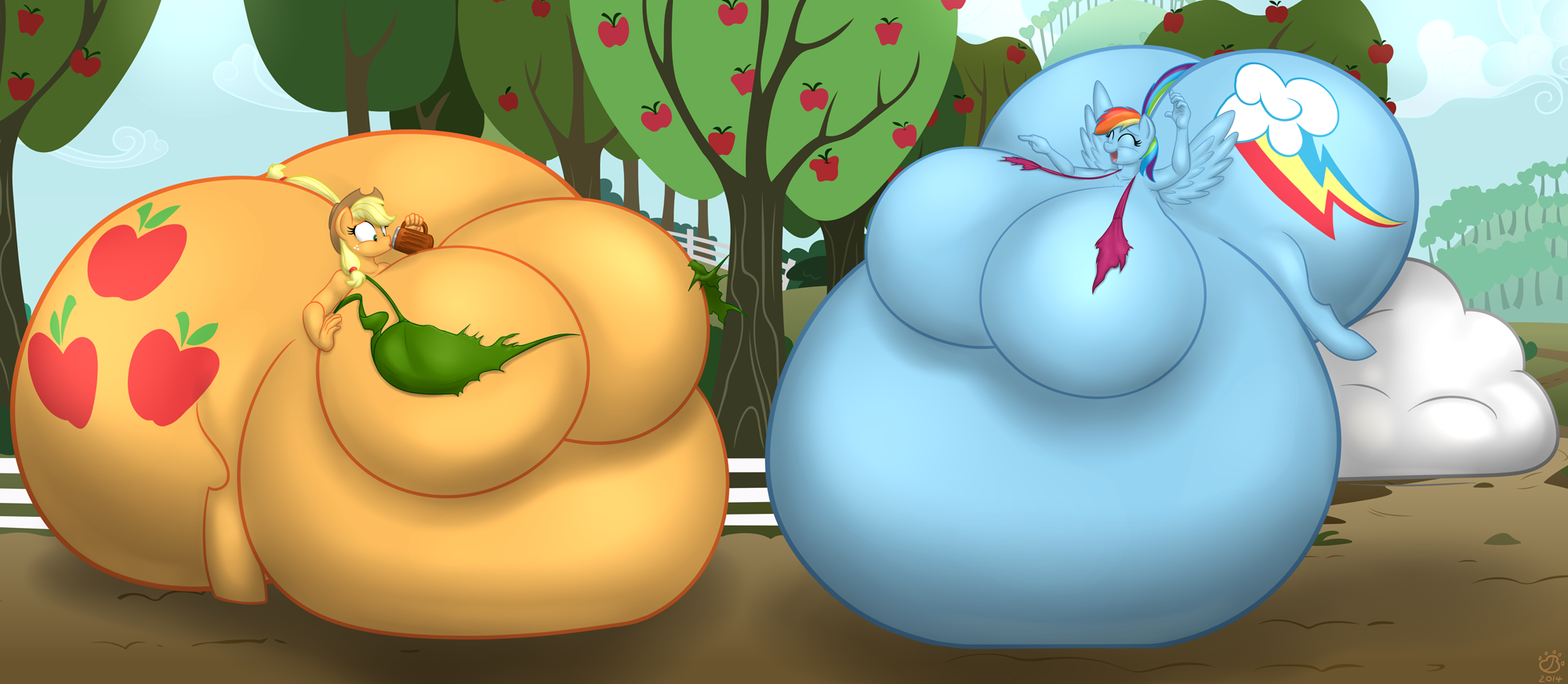 Applejack (Mlp) Rule 34 Image