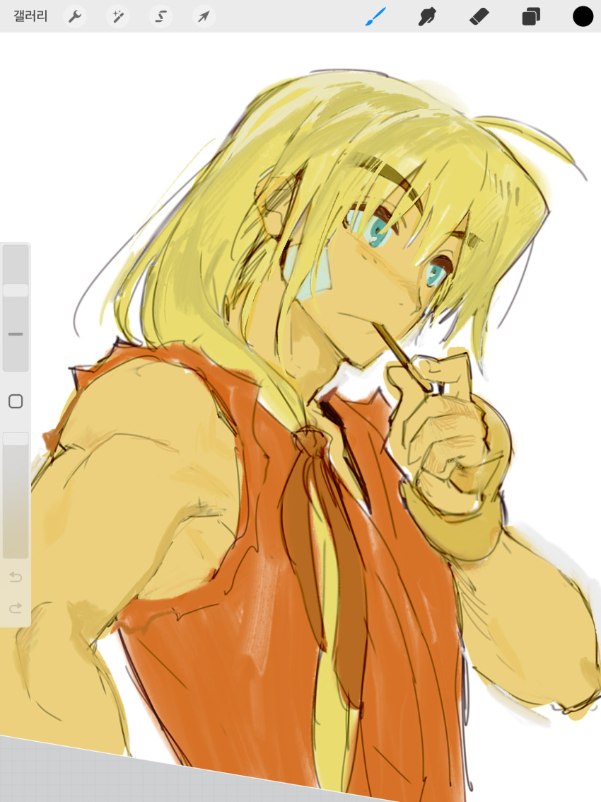 Ken Masters (Pocky) Rule 34 Image