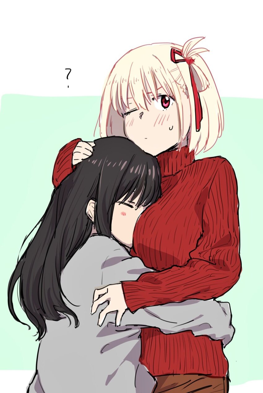 Inoue Takina (Lycoris Recoil) Rule 34 Image