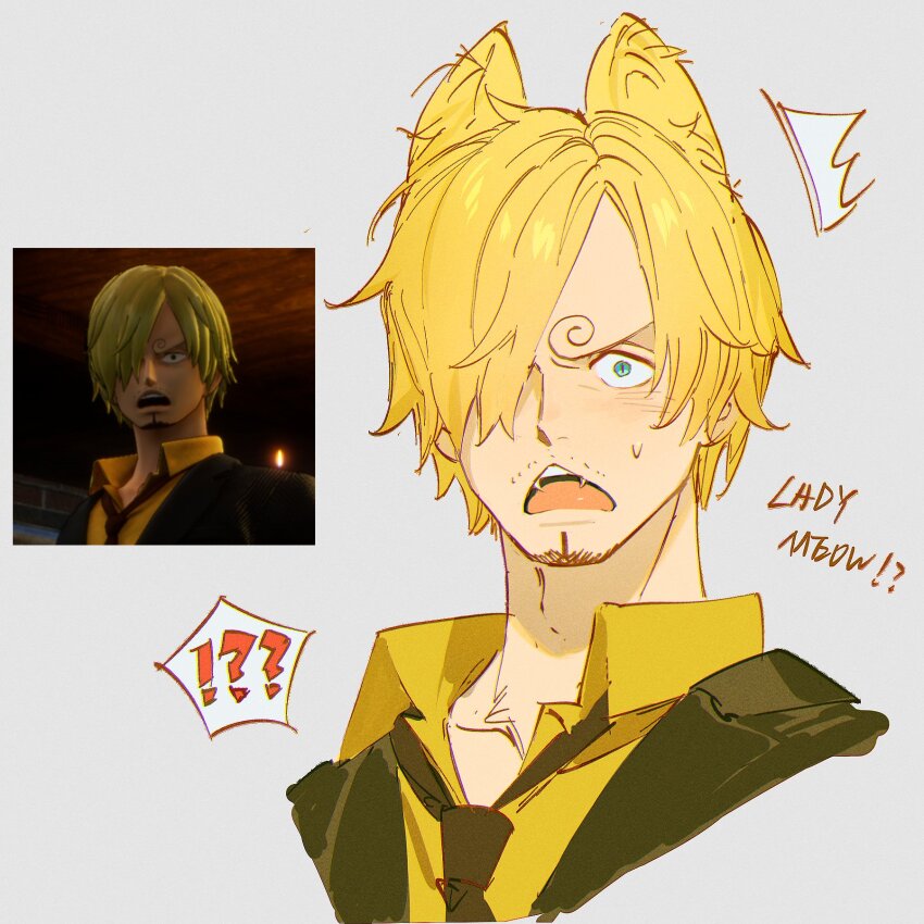 Sanji (One Piece) Rule 34 Image