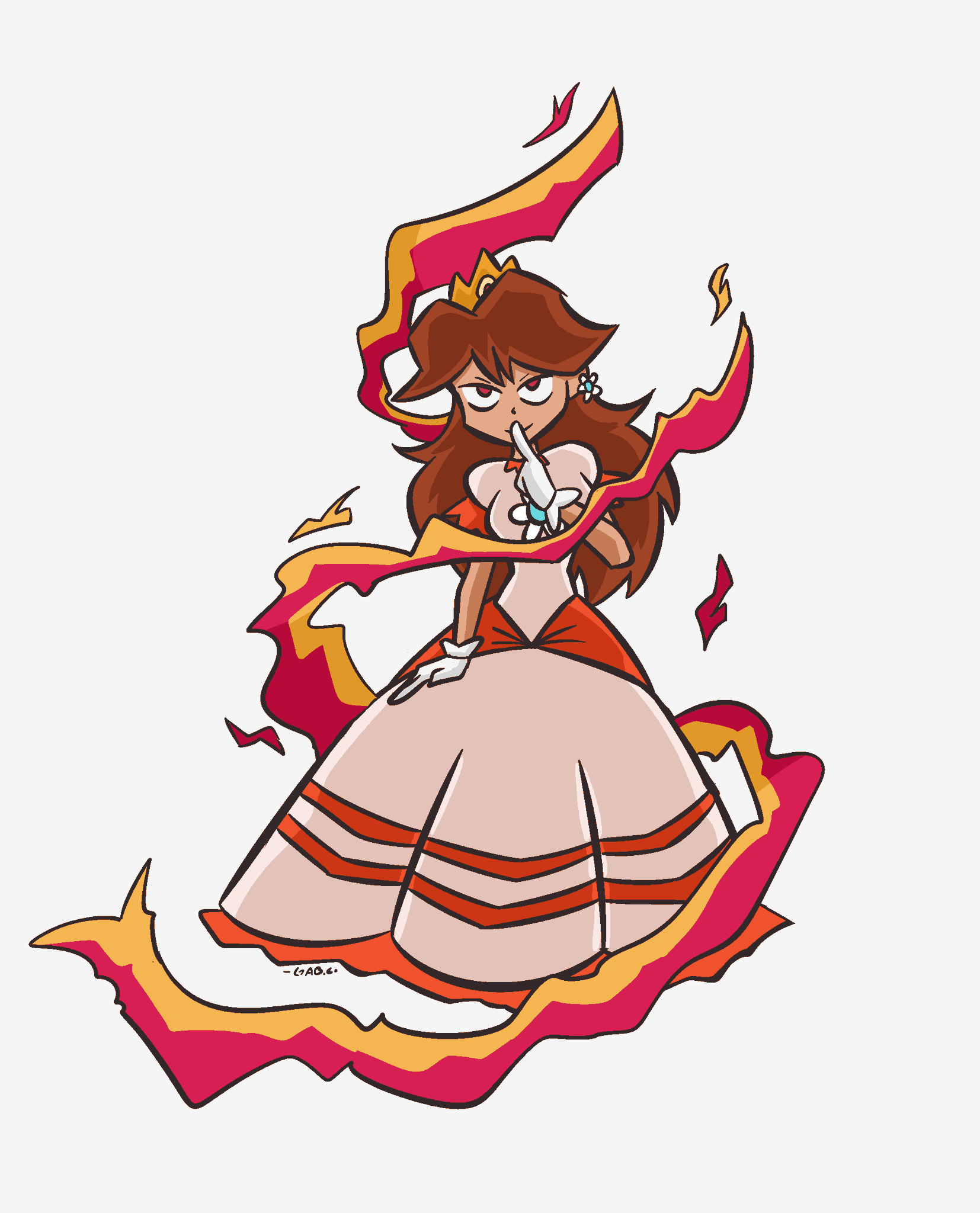 Fire Daisy (Mario (Series)) Rule 34 Image