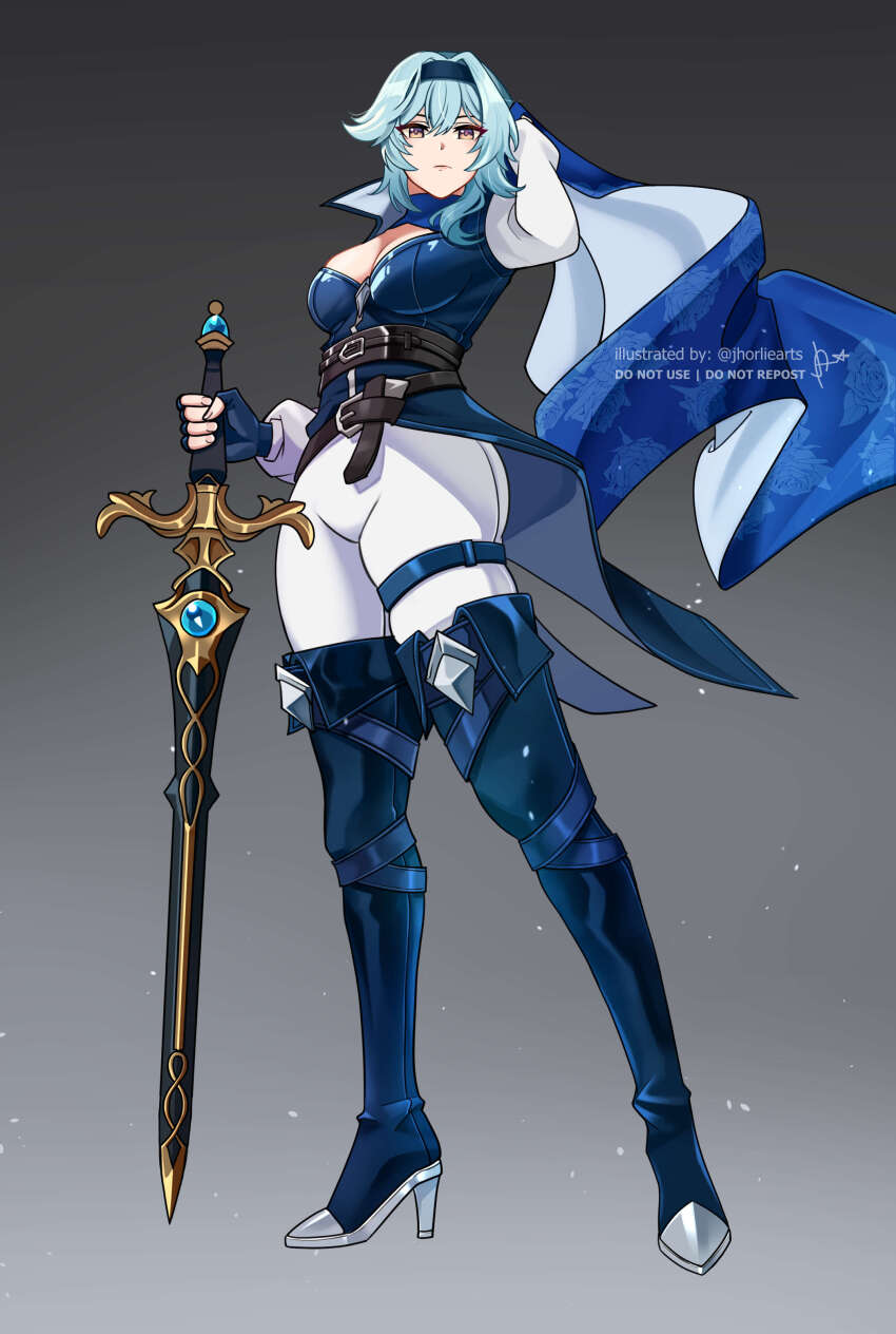 Eula (Genshin Impact) Rule 34 Image