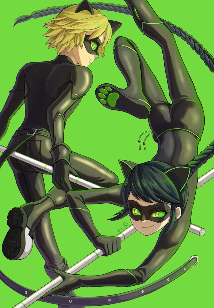 Adrien Agreste (Lady Noir) Rule 34 Image