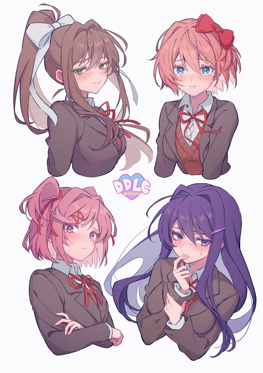 Monika (Doki Doki Literature Club) Rule 34 Image