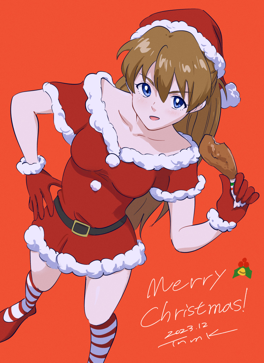 Souryuu Asuka Langley (Merry Christmas) Rule 34 Image