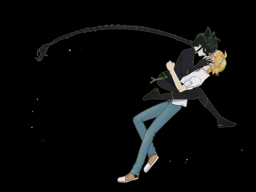 Adrien Agreste (Lady Noir) Rule 34 Image