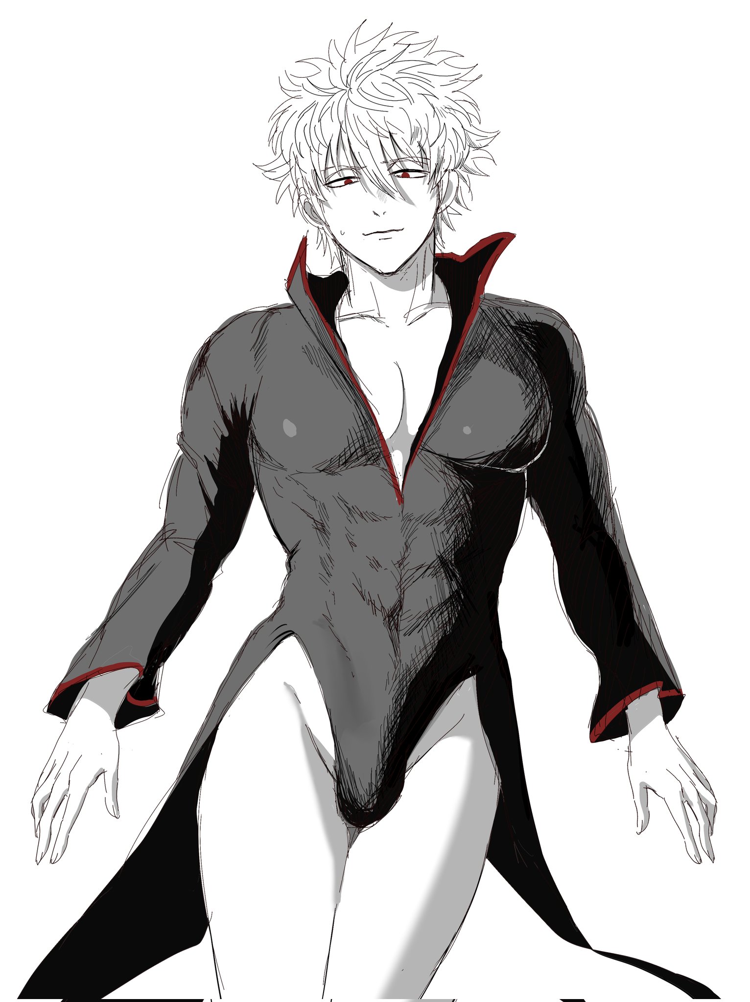 Gintoki Sakata (Gintama) Rule 34 Image