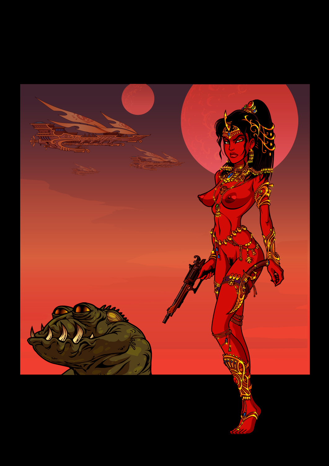 Dejah Thoris (A Princess Of Mars) Rule 34 Image