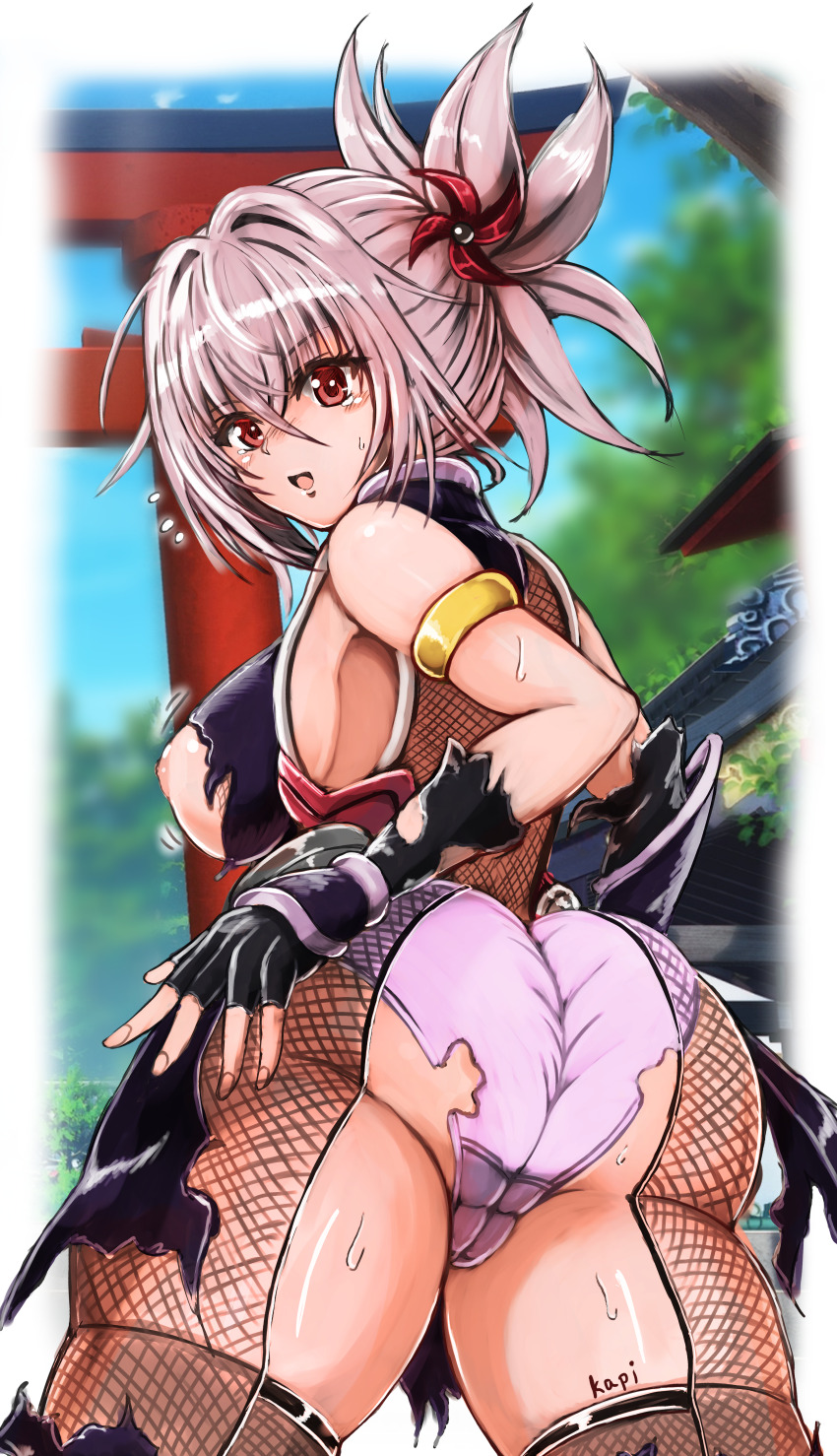 Kazamaki Matsuri (Ayakashi Triangle) Rule 34 Image