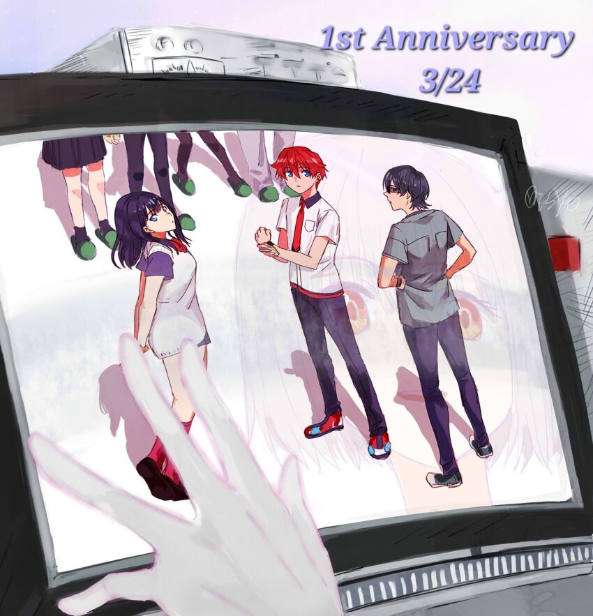 Asanaka Yomogi (Gridman Universe) Rule 34 Image