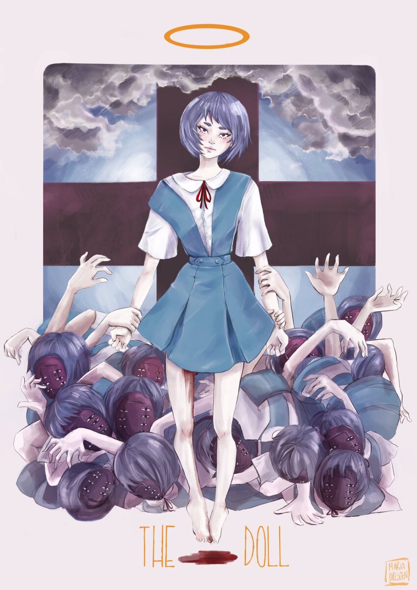 Ayanami Rei (Neon Genesis Evangelion) Rule 34 Image