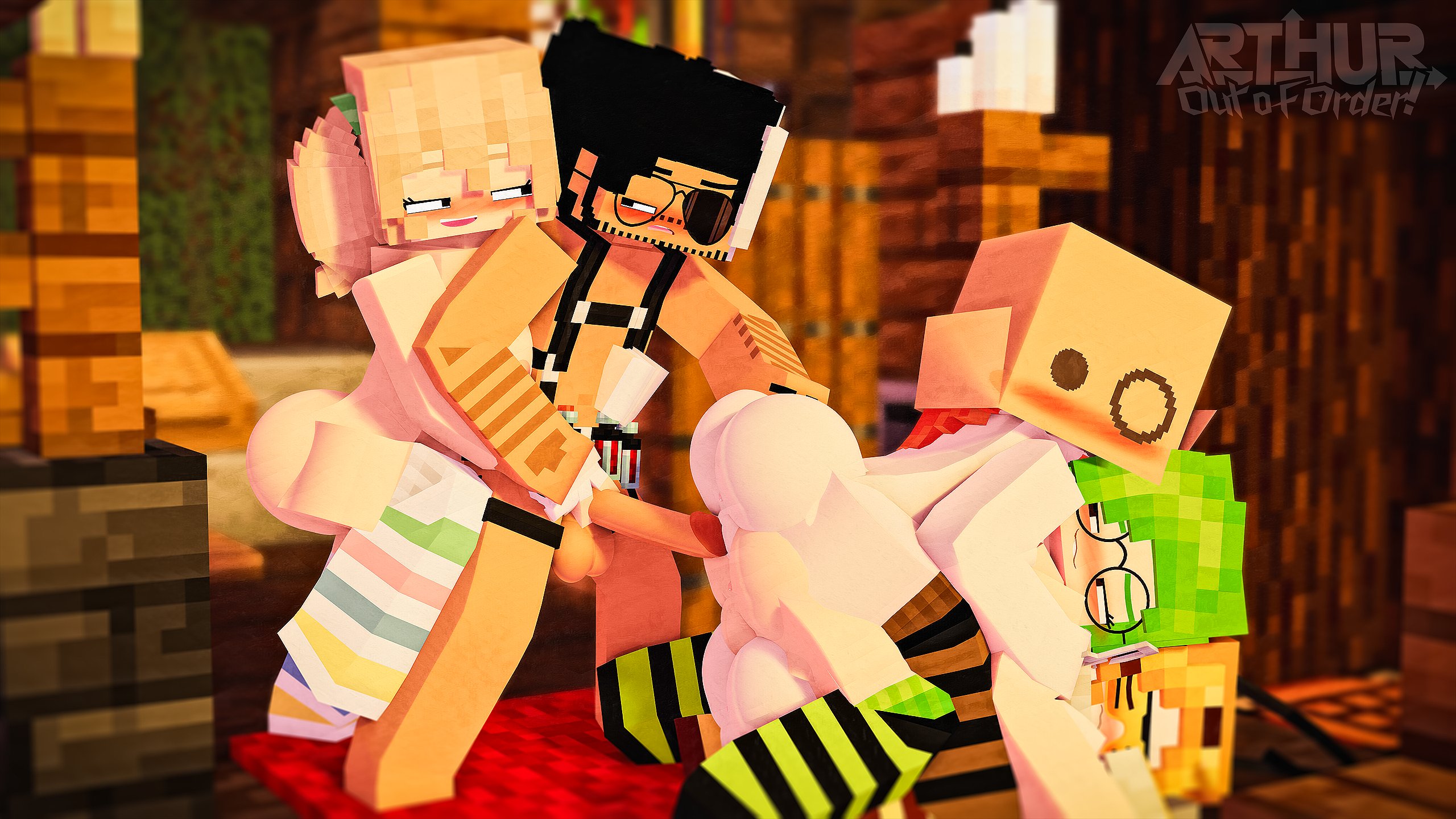 Bee (Minecraft) Rule 34 Image