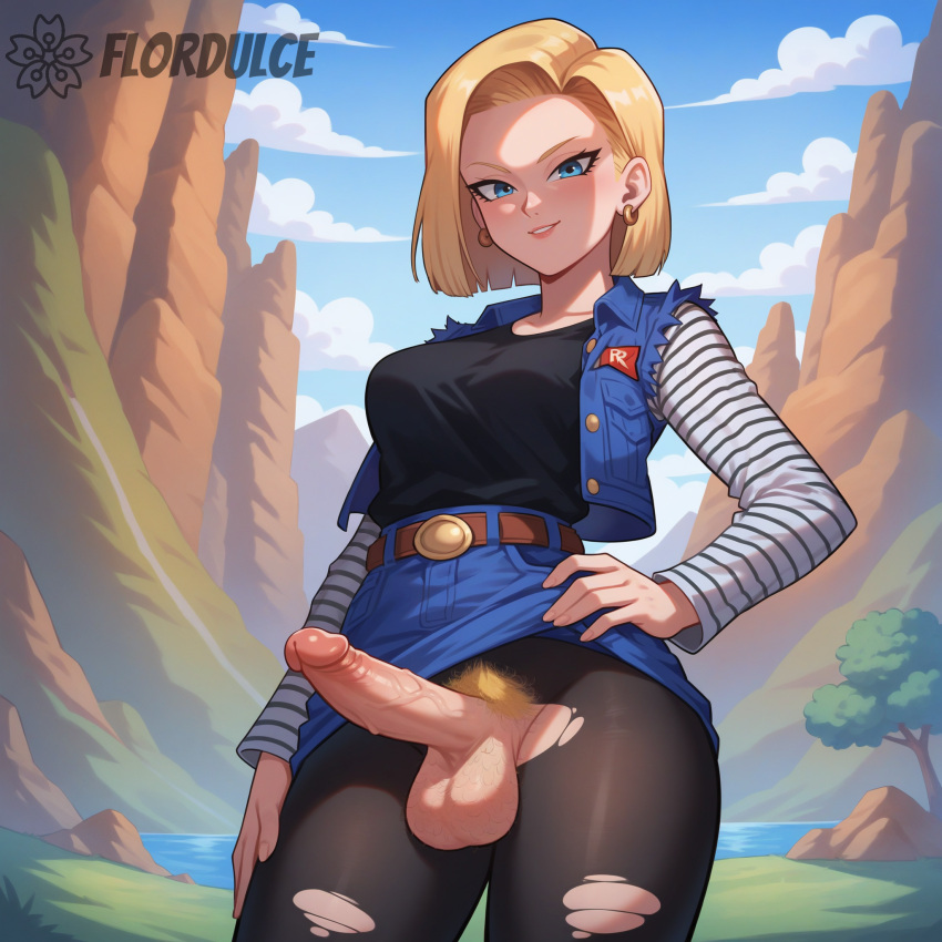 Android 18 (Dragon Ball) Rule 34 Image