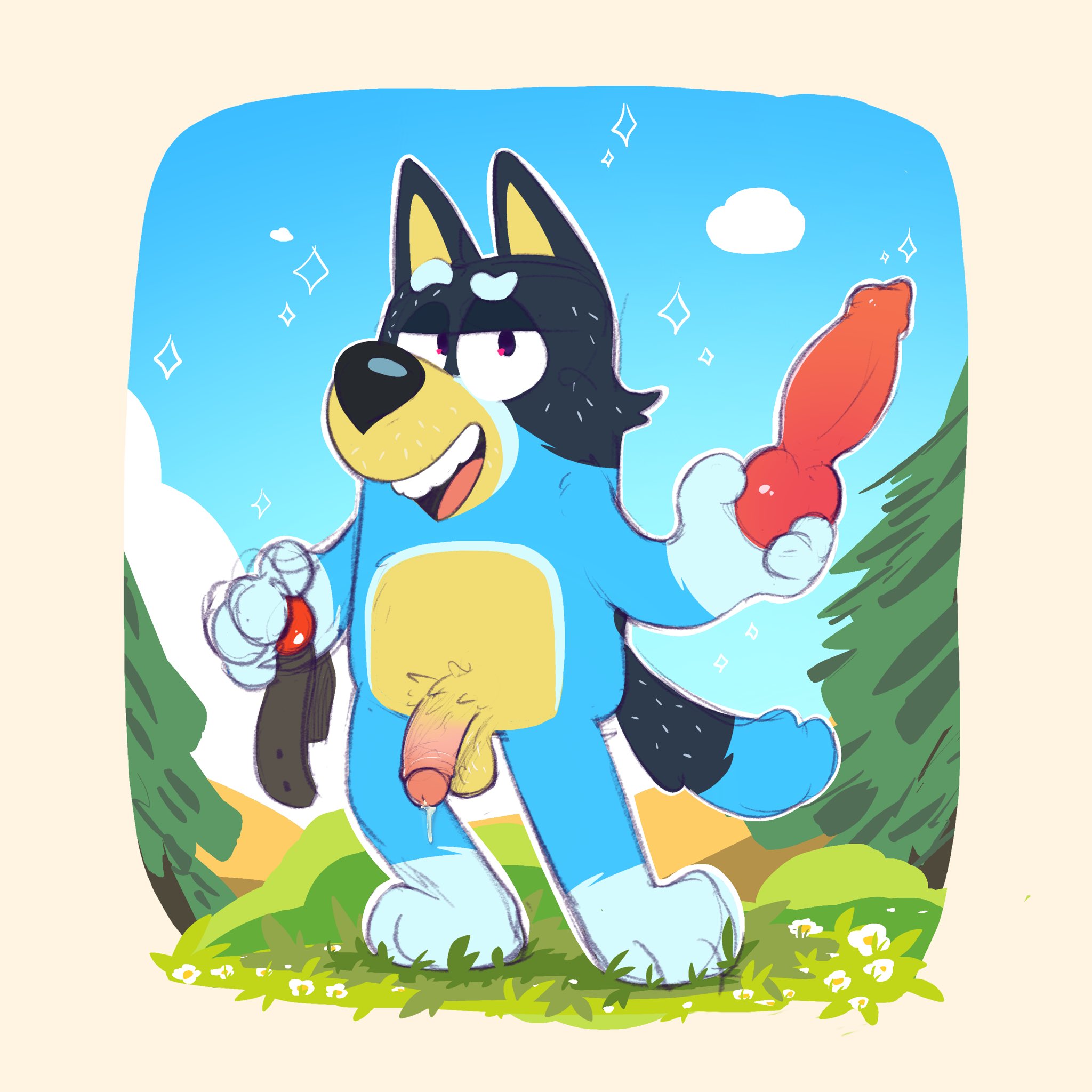 Bandit Heeler (Bluey (Series)) Rule 34 Image