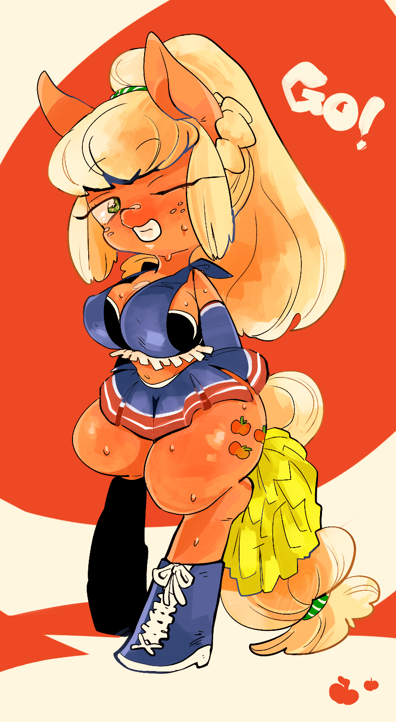 Applejack (My Little Pony) Rule 34 Image