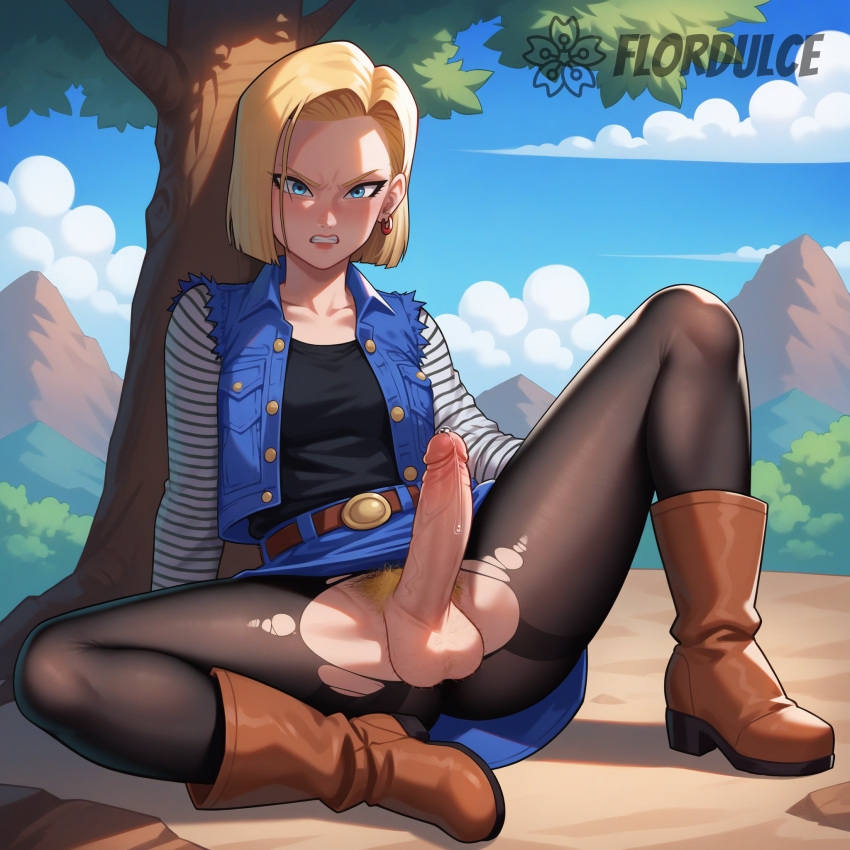 Android 18 (Dragon Ball) Rule 34 Image