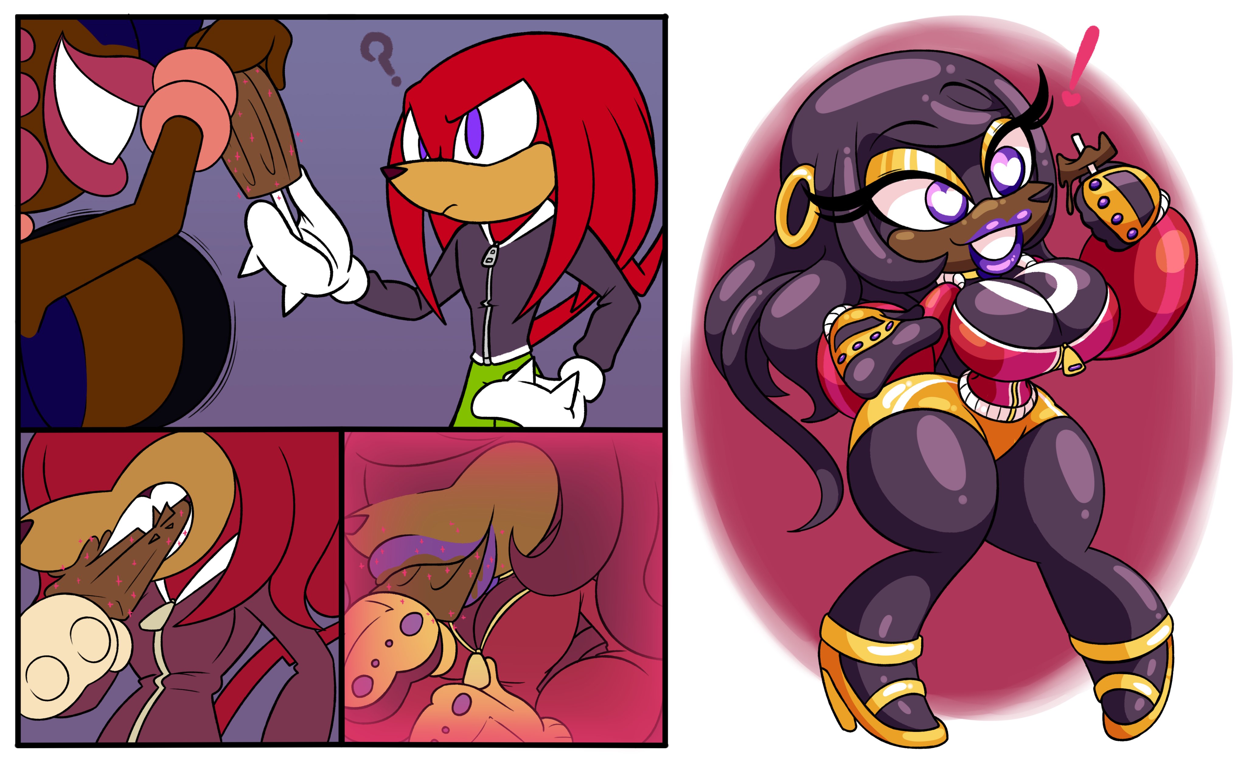 Knuckles The Echidna (Sonic (Series)) Rule 34 Image