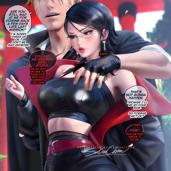 Sarada Uchiha (Boruto: Naruto Next Generations) Rule 34 Image