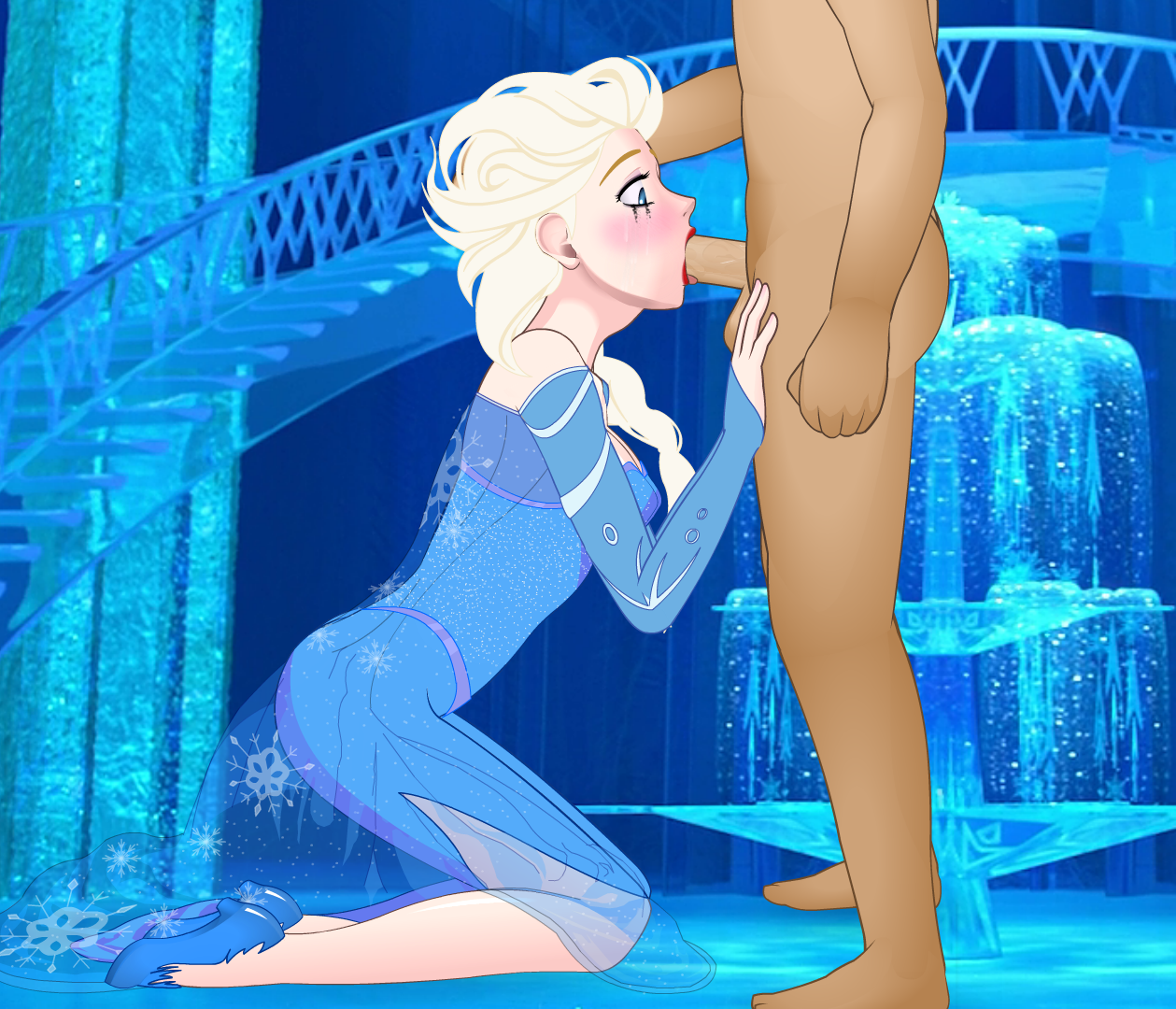 Elsa (Frozen) Rule 34 Image