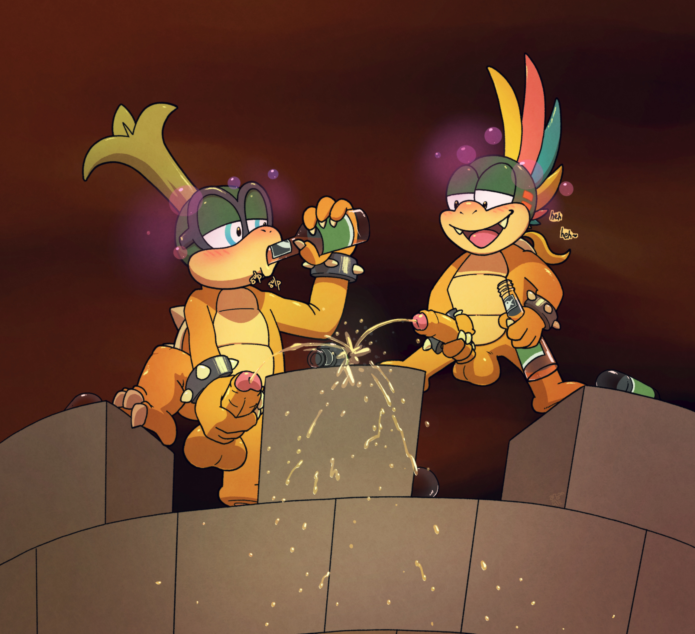Iggy Koopa (Mario (Series)) Rule 34 Image